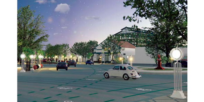 DESAIN DARI CSR: Ikatan Arsitek Indonesia (IAI) Malang mengusulkan agar lampu diganti dengan model stadsklok atau jam kota.