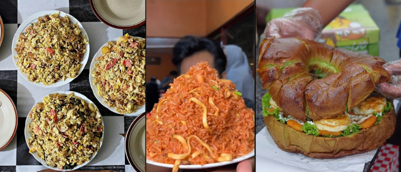 Menu makanan porsi jumbo di Malang