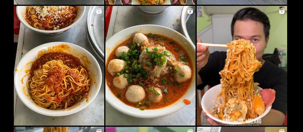 Menu Mie Satoe Djaya
