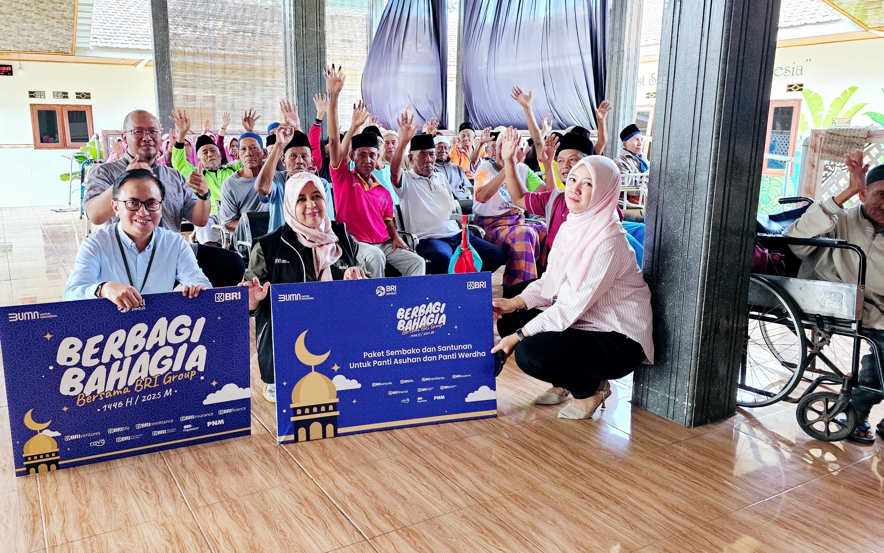 SOSIAL: PNM ikut menebar manfaat dalam kegiatan Berbagi Bahagia Bersama BRI Group di momen Ramadhan tahun 2025.