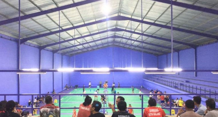 Lapangan Malang Badminton Arena (Instagram @malangbadmintonarea)