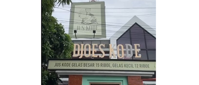 Kedai Jus Kode di Malang