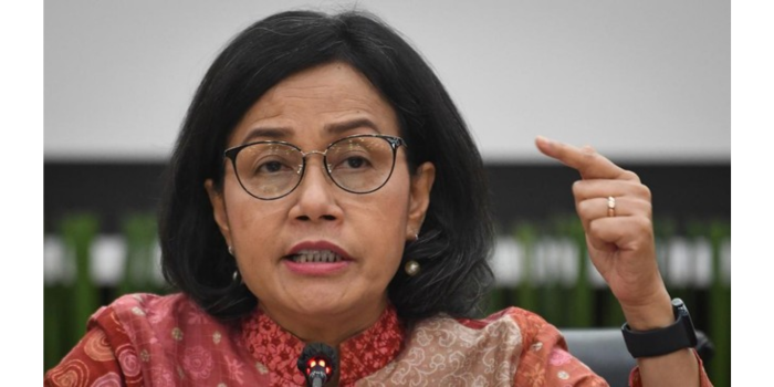 Menteri Keuangan Sri Mulyani mengklaim industri tekstil dan produk tekstil (TPT) sebenarnya moncer, meski ada pabrik yang bangkrut, termasuk Sritex. (ADITYA PRADANA PUTRA/ADITYA PRADANA PUTRA).