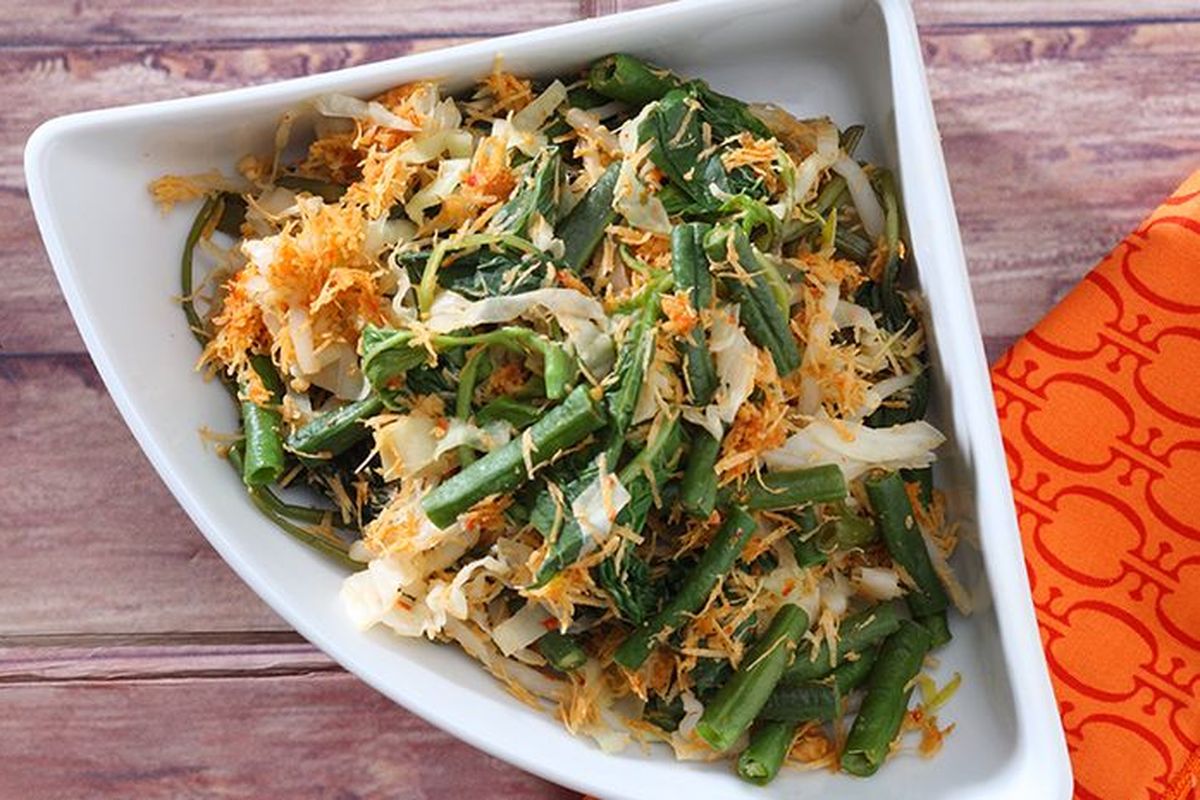 Ilustrasi kuliner Urap. (Kompas.com)