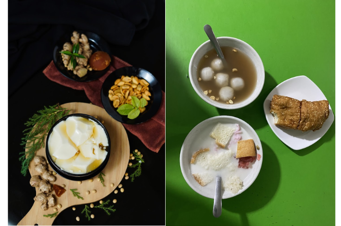 Tahwa dan ronde angsle sebagai rekomendasi kuliner manis dan hangat di Malang. (Google Maps/Tahwa Mas Agus, Yusri Estu Nugroho)