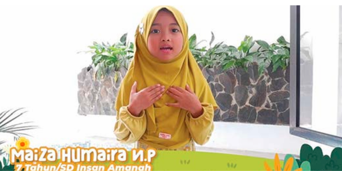 BERANI TAMPIL: Seleksi peserta Gema Ramadan 1445 H dari SD Insan Amanah Malang Maiza Humaira Nasyauqi Primananda pada 2024 lalu.