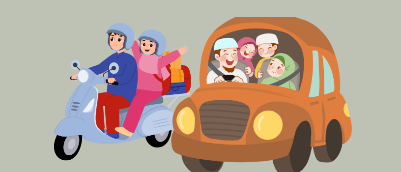 Ilustrasi mudik