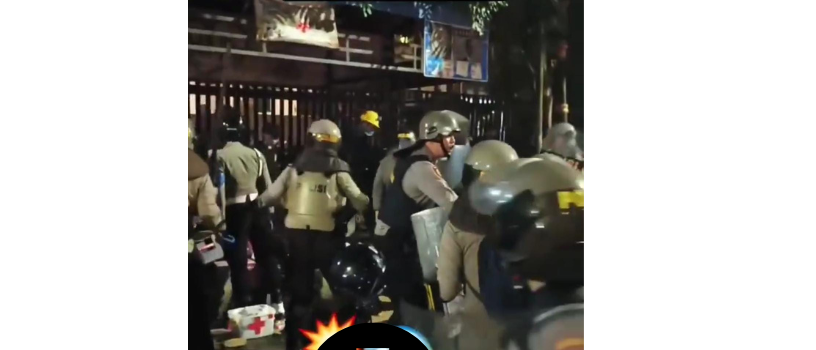 Wilayah medis dikepung dan diserang saat demo