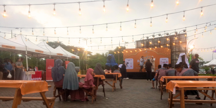 Suasana di tengah rangkaian acara Sparkling Ramadan Citraland Puncak Tidar Malang (Majesta Yesha).