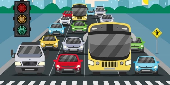 Ilustrasi macet mudik (Freepik.com)