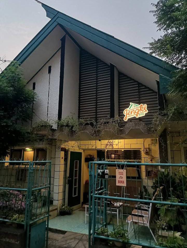 Rumah Jengki 976 tampak depan. (Fabiyan Kemal Firliansyahrani)