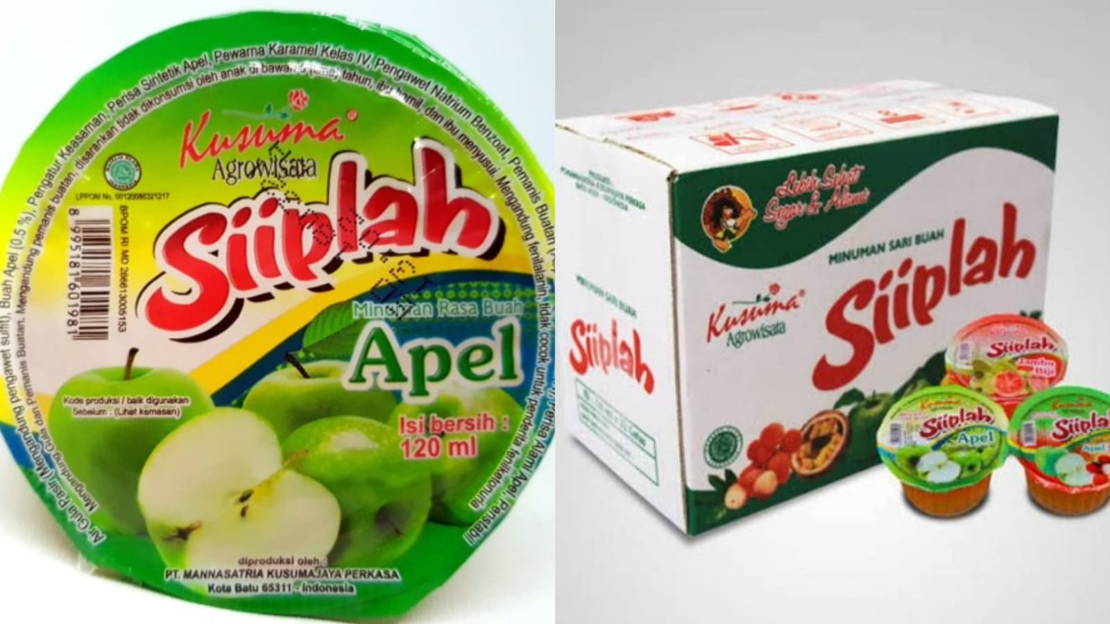 Minuman Sari Apel, Siiplah (Tokopedia)