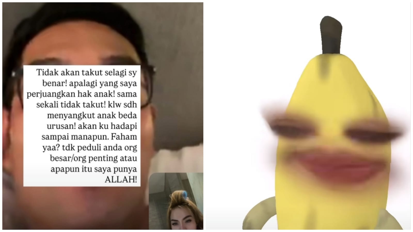 DUGAAN PERSELINGKUHAN: Tangkapan layar stories instagram Lisa Mariana.