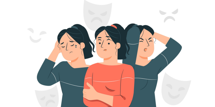 Ilustrasi orang introvert saat berhadapan dengan orang banyak (pch.freepik)