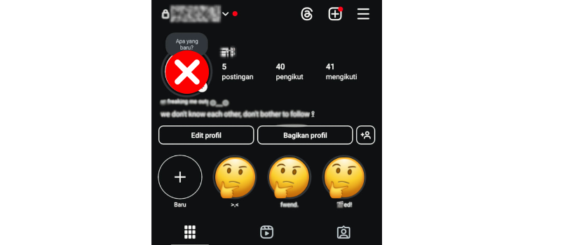 Ilustrasi second account