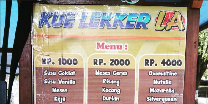 Sedikit dari banyaknya menu dari kue lekker LA (pch.instagram @lekker_la)