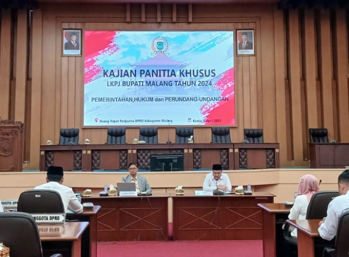 SERIUS: Rapat Kajian Pansus LKPJ Bupati Malang 2024.