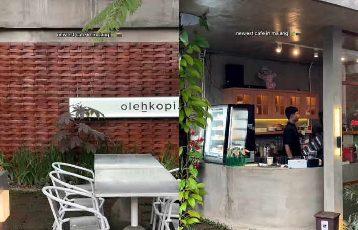 Wajah baru kafe Oleh Kopi di daerah Suhat (Tiktok/khurilmifathur_)