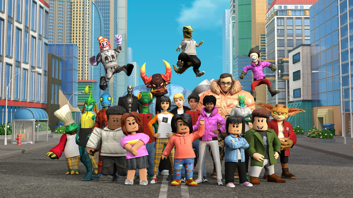 Ilustrasi avatar dari game roblox