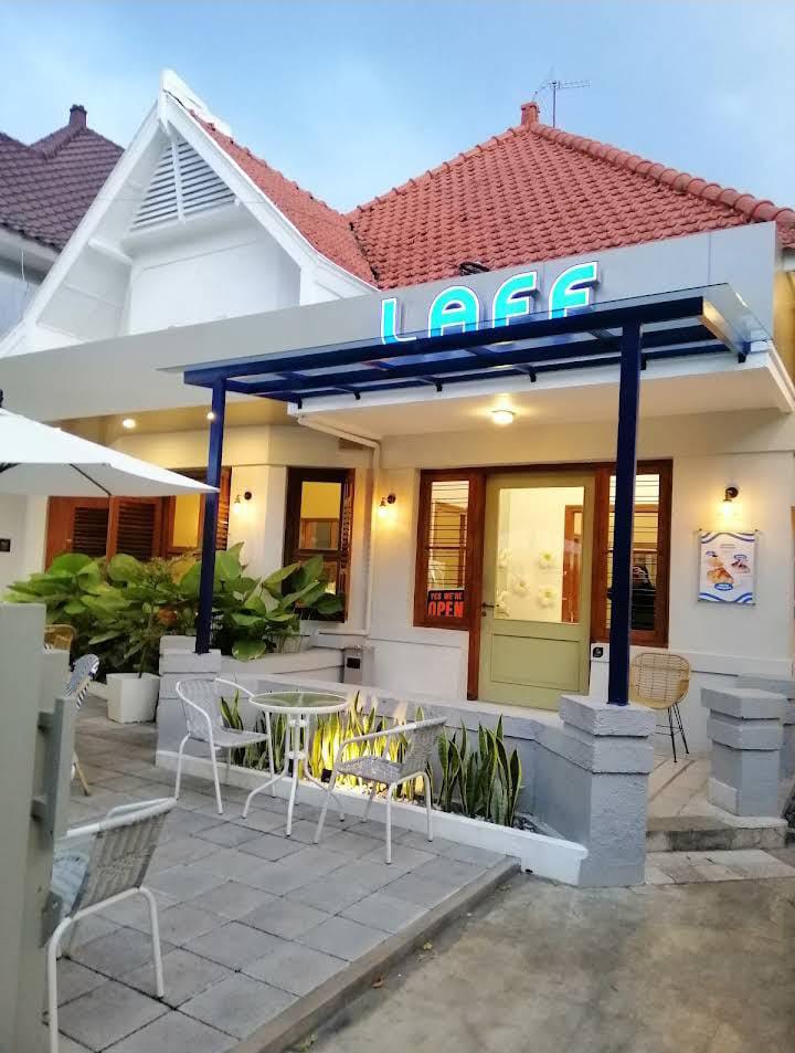 Laff Coffee tampak depan. (N Eka Nugraha)