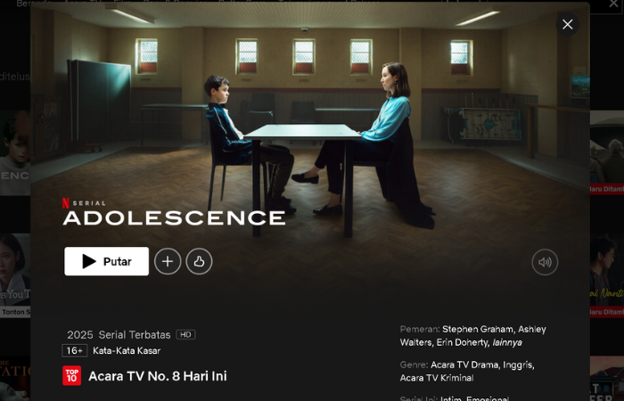 Serial Netflix yang mengangkat fenomena incel dan radikalisme gender (Screenshoot Netflix)