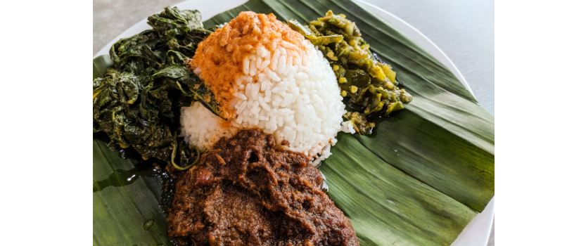 Ilustrasi nasi Padang