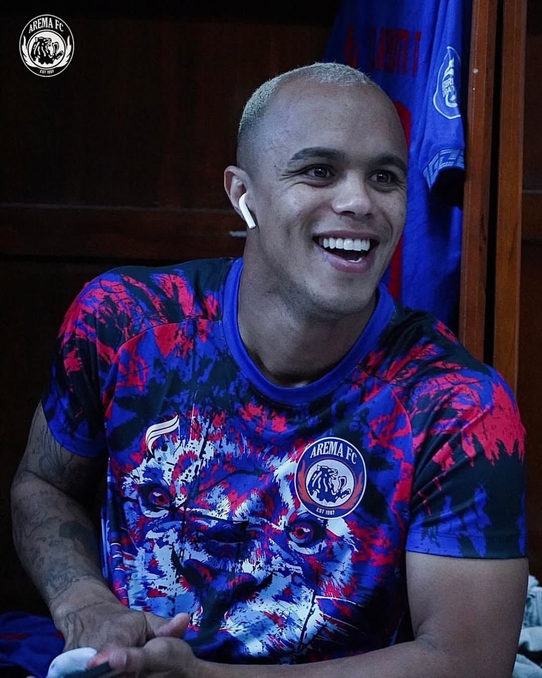 Potret Wiliam Marcilio saat masih berseragam Arema FC. (@wiliamm96)
