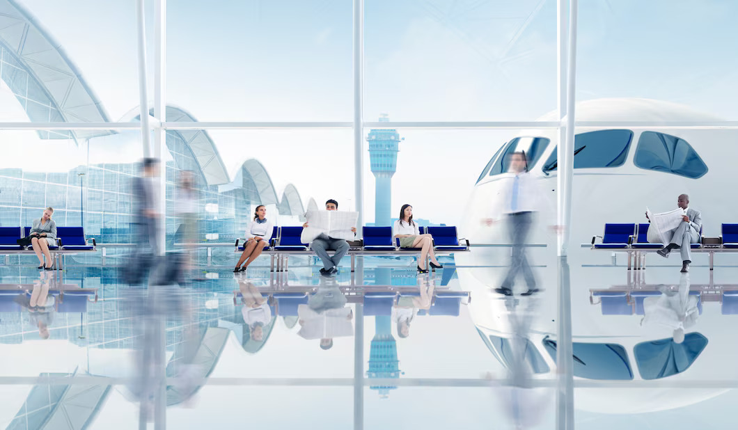 Ilustrasi bandara. (freepik.com)