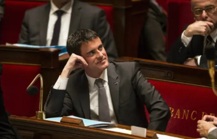 PM Manuel Valls menghadiri pemungutan suara soal Palestina di parlemen Prancis (BBC News)