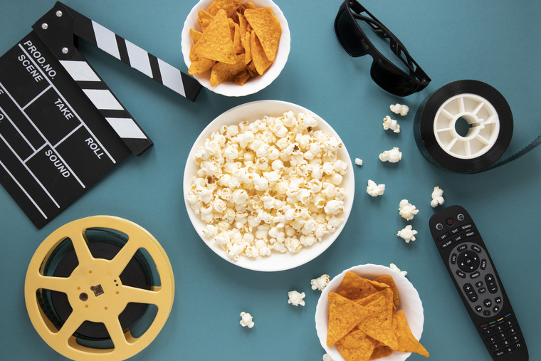 Ilustrasi Popcorn di Bioskop (Freepik.com)