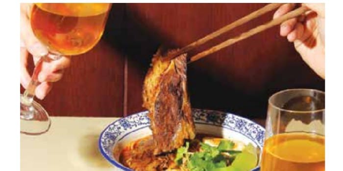 KHAS VIETNAM: Menu beef pho di Kafe Kawi 22 jadi salah satu favorit pelanggan.