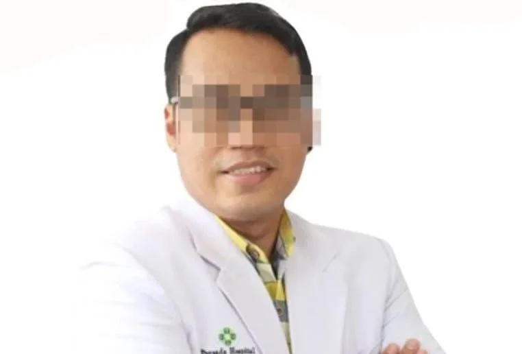 Dokter AY, tersangka pencabulan pasien di Persada Hospital. (BITV Online)