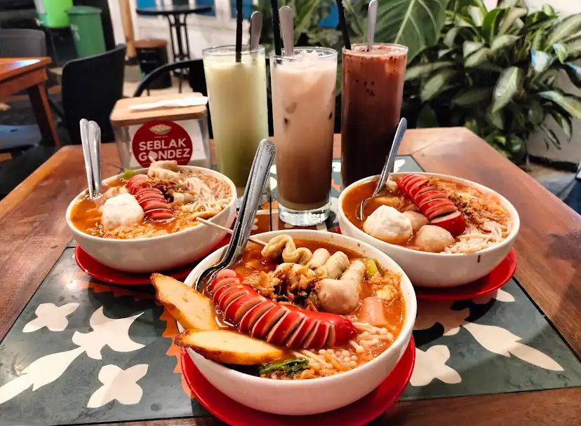 Menu seblak di salah satu rekomendasi seblak kepanjen, Seblak Gondez. (google maps)