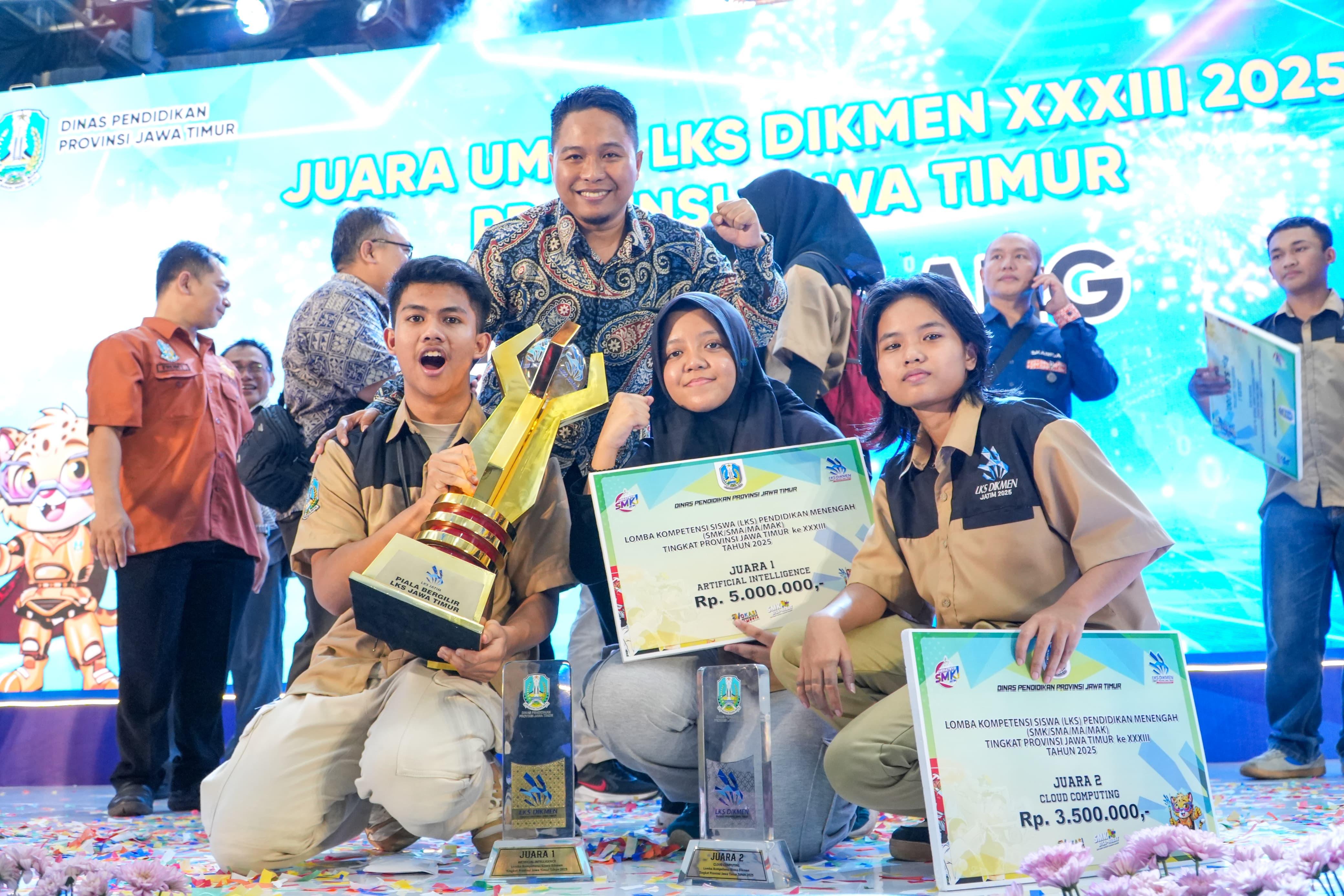 MBOIS: SMK Telkom Malang berkonstribusi besar atas terpilihnya kontingen Kota Malang menjadi Juara Umum LKS Provinsi Jatim 2025.