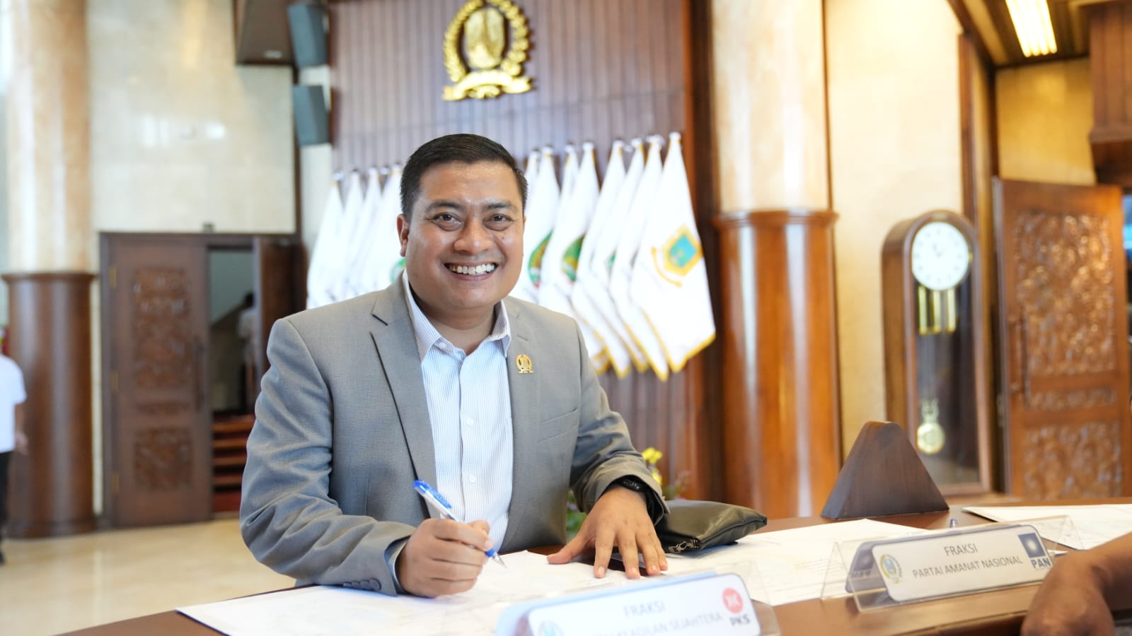 KAWAL KEBIJAKAN: Puguh Wiji Pamungkas, anggota DPRD Jawa Timur menyampaikan bahwa niat baik diadakannya Sekolah Rakyat harus diikuti dengan tata kelola yang baik.
