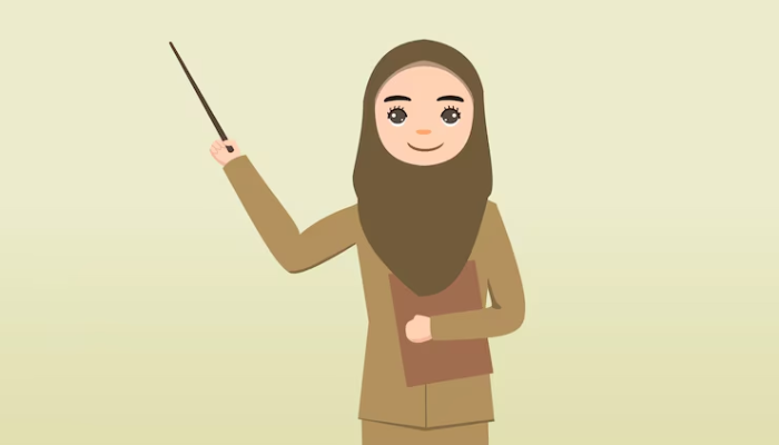 Ilustrasi. Usulkan gaji guru naik hingga 25 juta per bulan, kesejahteraan guru kembali disoroti. (freepik/dibikinind)