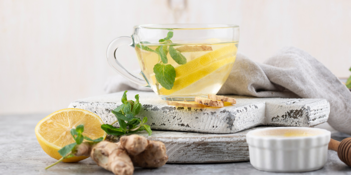ilustrasi teh lemon balm (pch.freepik)