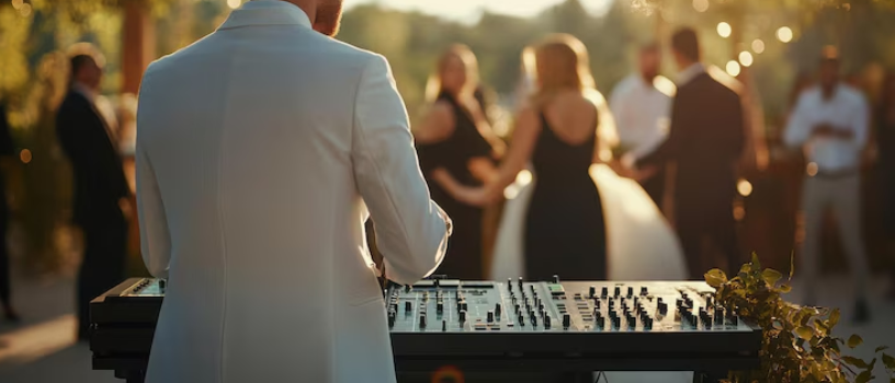 Ilustrasi musik di acara pernikahan untuk membuat suasana lebih romantis (freepik)