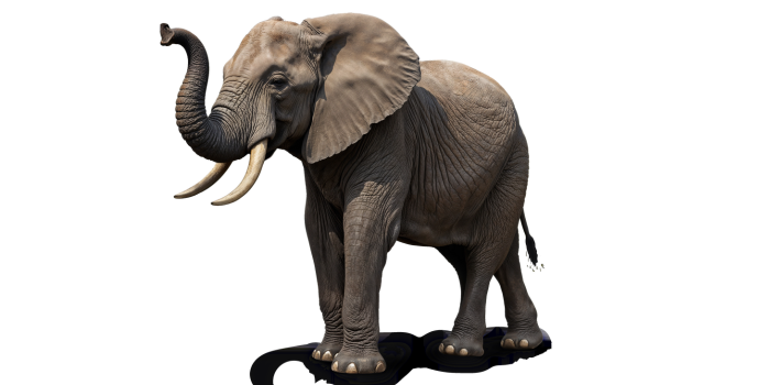 Ilustrasi hewan mamalia, gajah (pch.freepik)