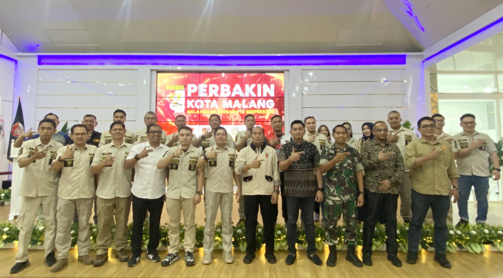 KOMPAK: Pelantikan Pengurus Perbakin Kota Malang.