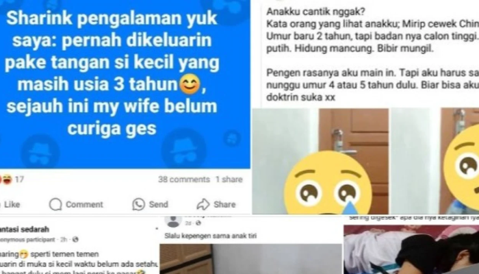 Tangkapan layar grup FB Fantasi Sedarah. (viva.jateng.id)