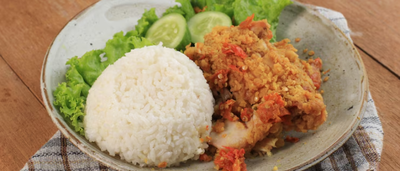 Ilustrasi Ayam Geprek (freepik)