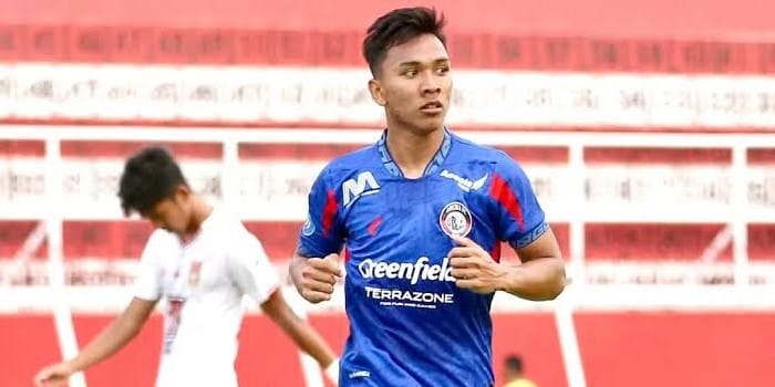 Foto Arkhan Fikri di Arema FC