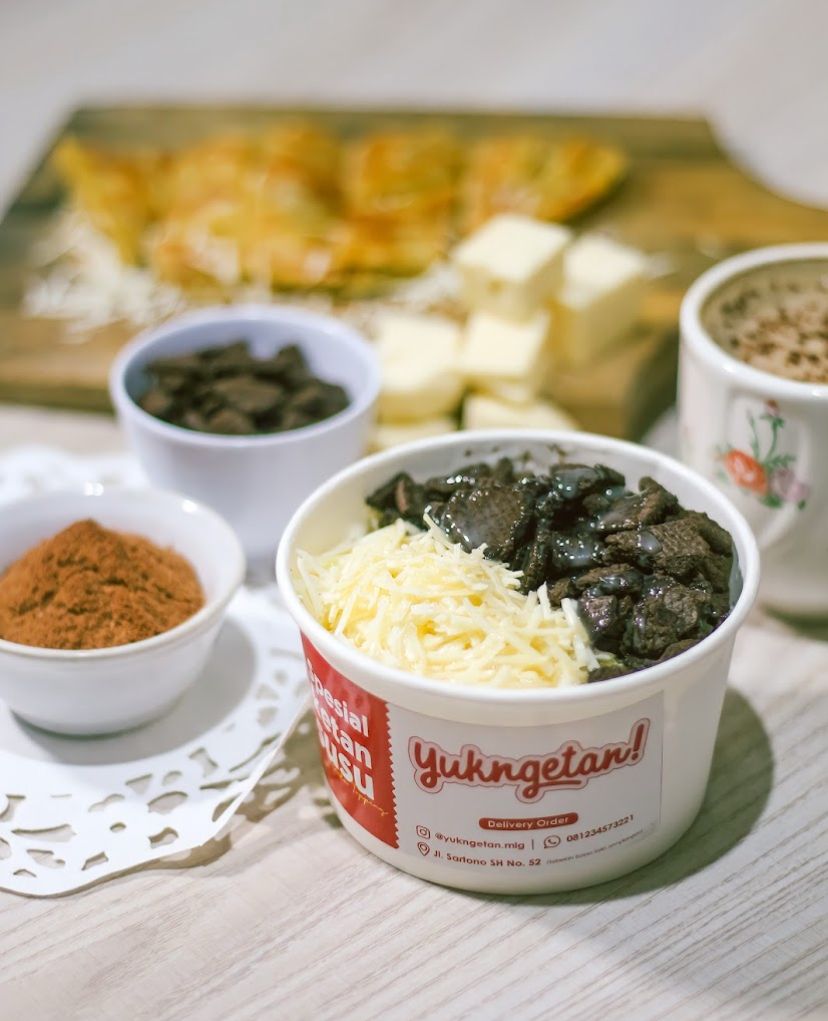 Salah satu menu ketan susu di warung ketan "Yuk Ngetann". (googlemaps)