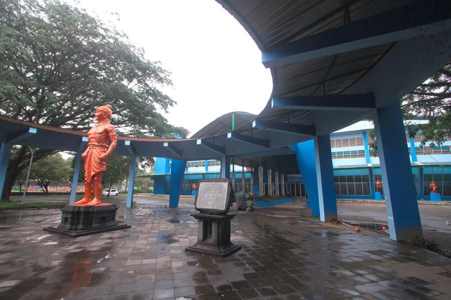 GENJOT EKONOMI: GOR Ken Arok jadi salah satu venue yang bakal dilengkapi area UMKM. Total ada 15 titik venue yang disiapkan pemkot.