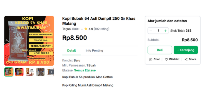 Kopi bubuk 54.
