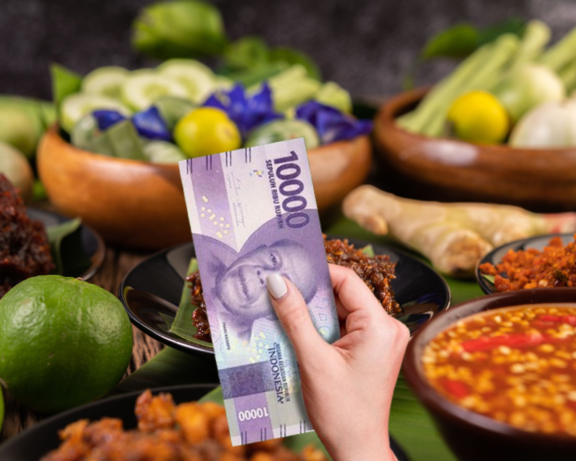 Ilustrasi Makanan dengan Harga Rp 10 Ribu