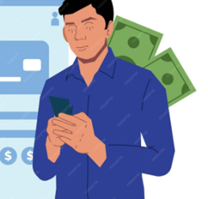 ilustrasi menggunakan dana sendiri (freepik)