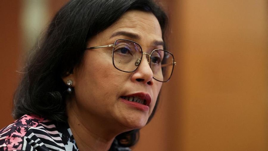 Menterei keuangan Sri Mulyani. (REUTERS/Hasnoor Hussain/File Photo)