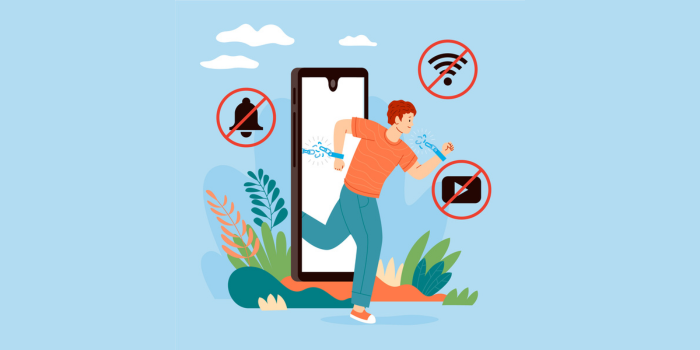 Ilustrasi detox digital (freepik.com).